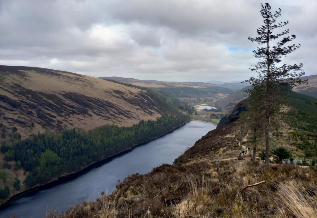 Glendalough Spinc Walk, Upper Lake view from Spinc